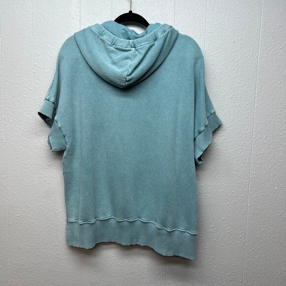 American Eagle Hooded Sweatshirt Womens Medium Oversized Workout Fitness Walking - Picture 6 of 12